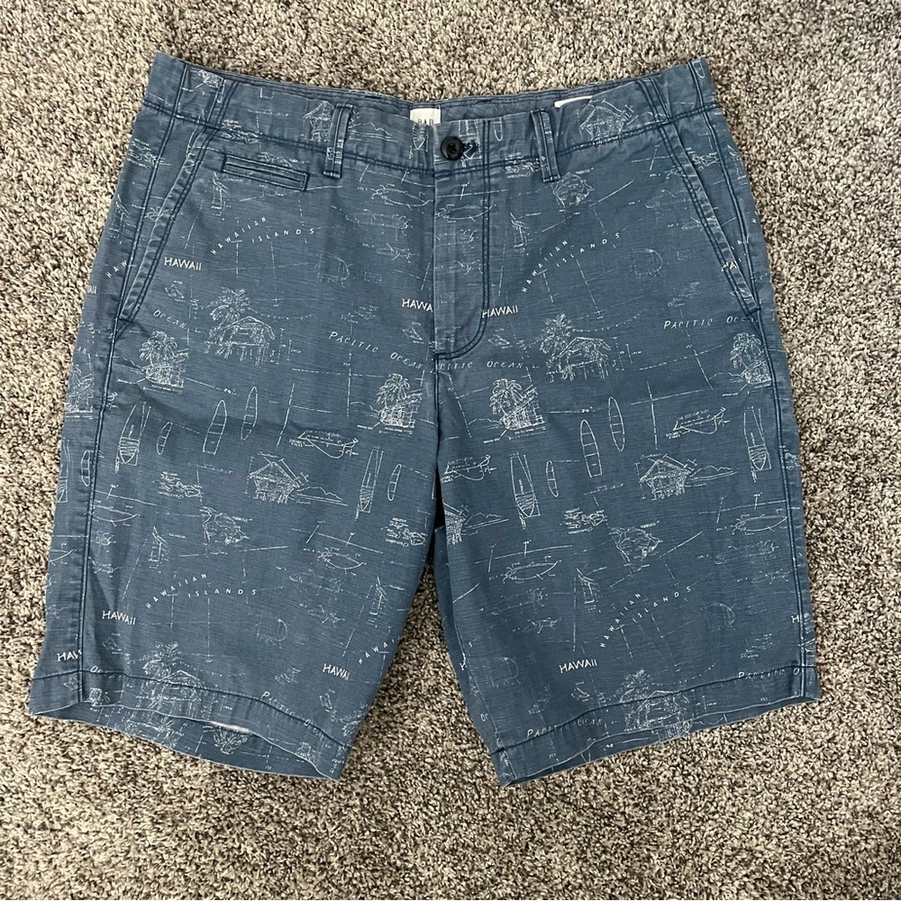 Gap Printed Hawaii Khaki Shorts